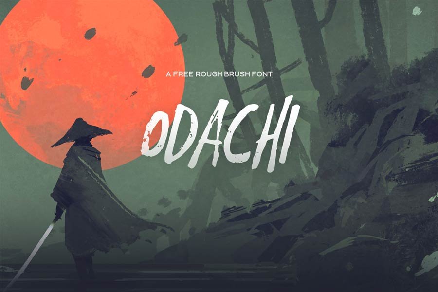Odachi fonte grátis